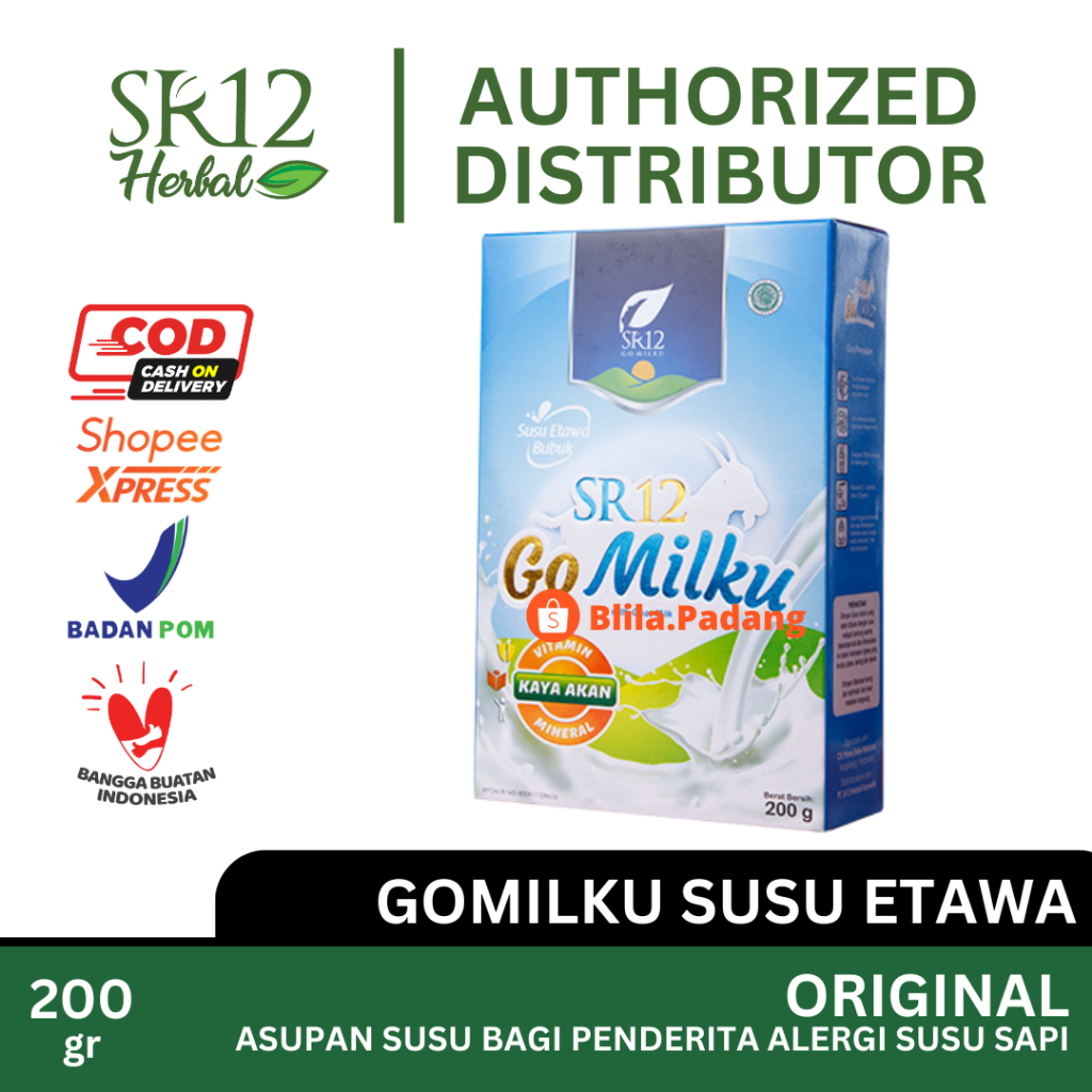 

Go Milku Ori Vanilla SR12 Gomilku Original 200gr Susu Kambing Etawa Bubuk Premium Organik BPOM