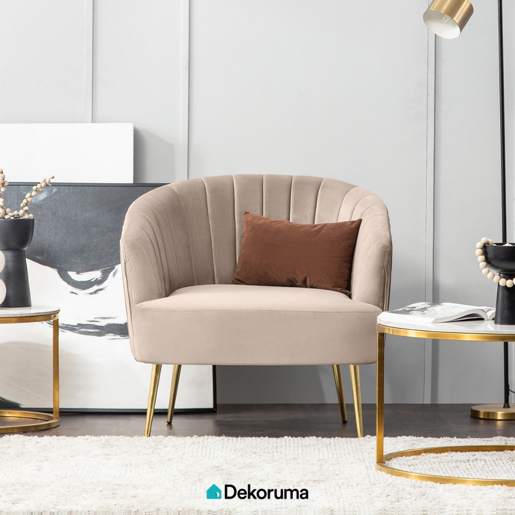 Dekoruma ZIKA Sofa 1 Dudukan Minimalis / Sofa 1 Seater
