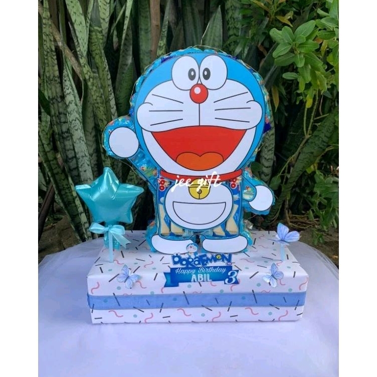 

3D standing character snack Full depan belakang/snack cake ulang tahun/tower snack/gift/hadiah/hampers