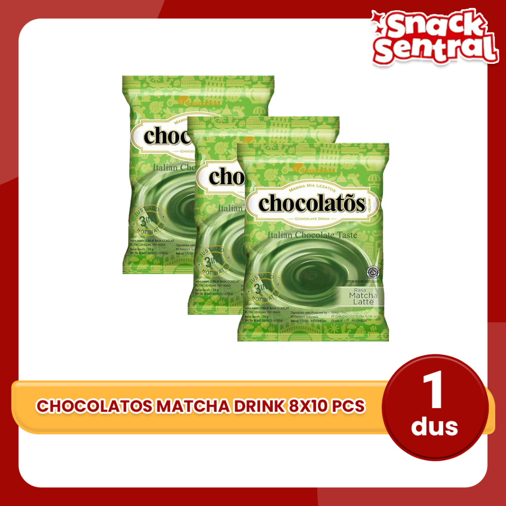 

Chocolatos Matcha Drink 8x10pcs - 1 Dus