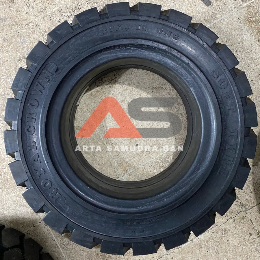Ban Forklift Mati Solid Royal Crown 28 X 9 - 15 , 28X9-15