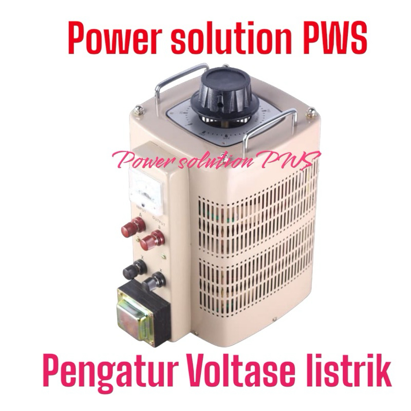 Oki Slide Regulator 10,000 Watt / Stabilizer Manual model putar Dari 0 s/d 250 Volt 10.000w / Alat P