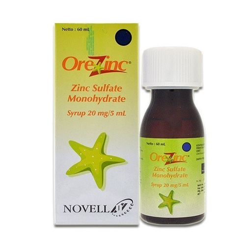Orezinc 60 ml - Vitamin Zinc Bayi & Anak - Pelengkap Pengobatan Diare