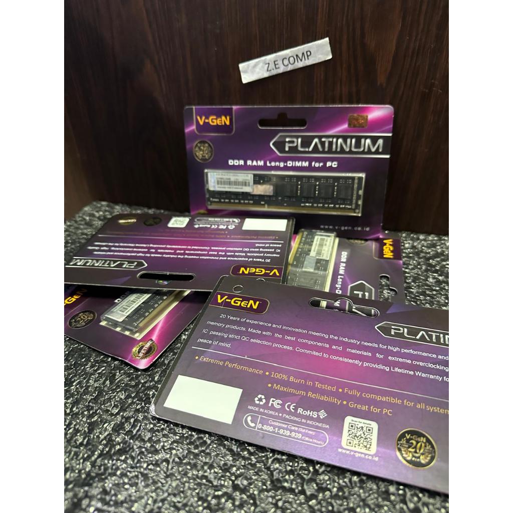 RAM MEMORY PC LONGDIM DDR3 8GB PC 10600 1333MHZ PLATINUM