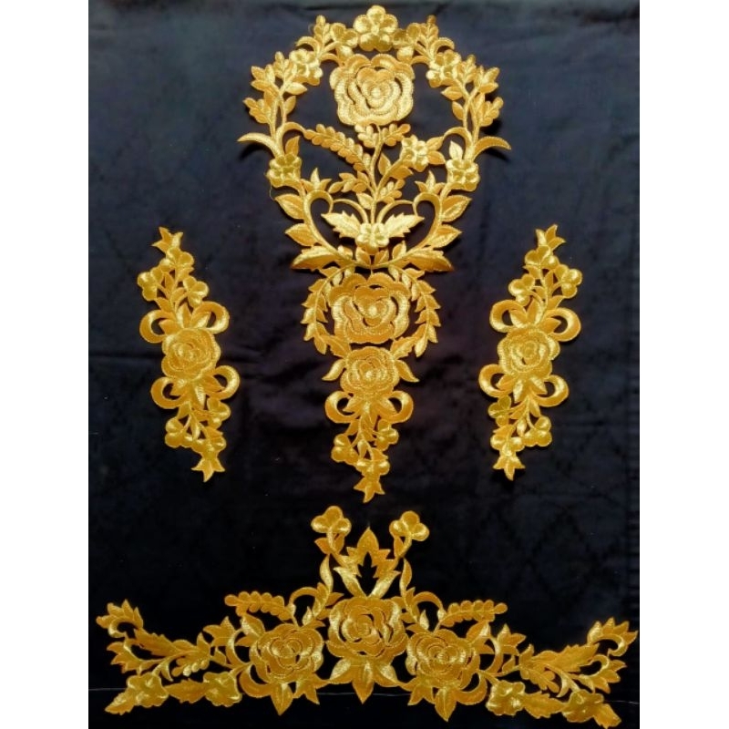 Bordir Bunga Dada/Renda Gamis Murah/Renda Kebaya
