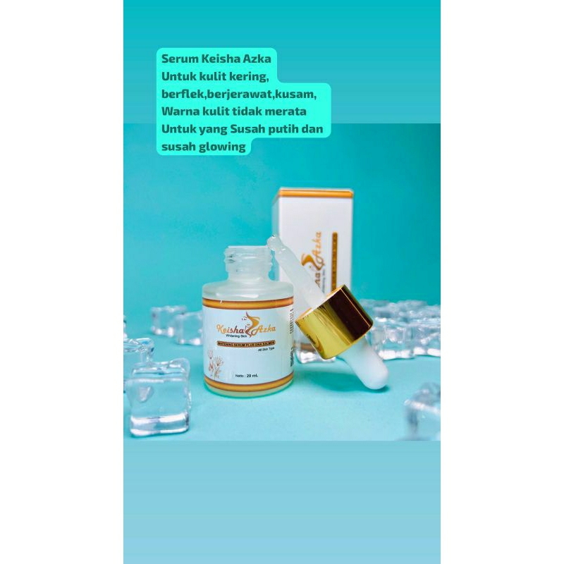 (COD) Sunblock keisha azka || serum DNA Salmon glowing