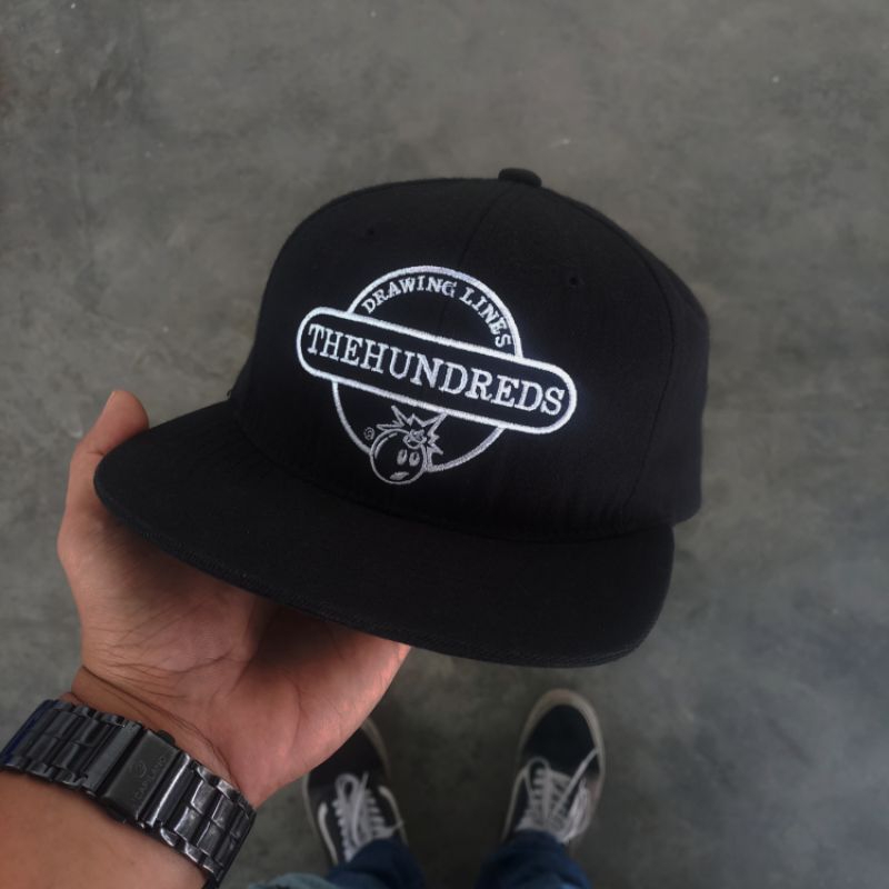 Topi Snapback The Hundreds "Drawing Lines"