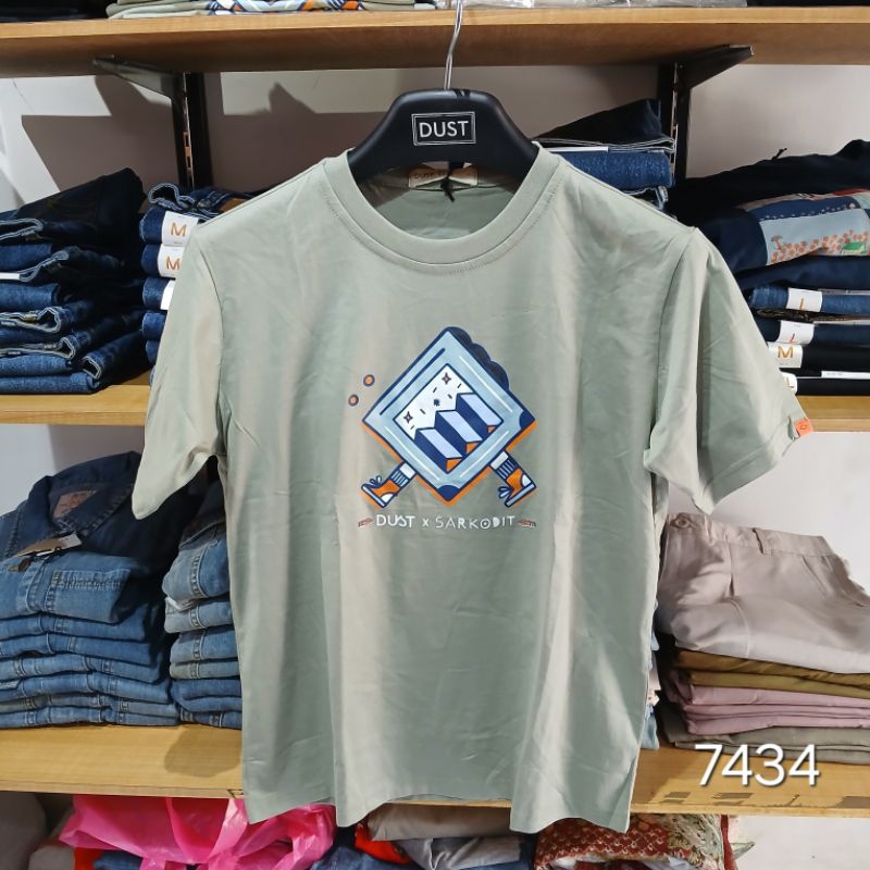 KAOS PRIA DUST JEANS (DUST MANS 7434)