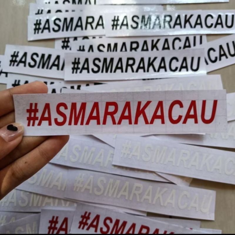 

Sticker stiker asmara kacau stiker murah