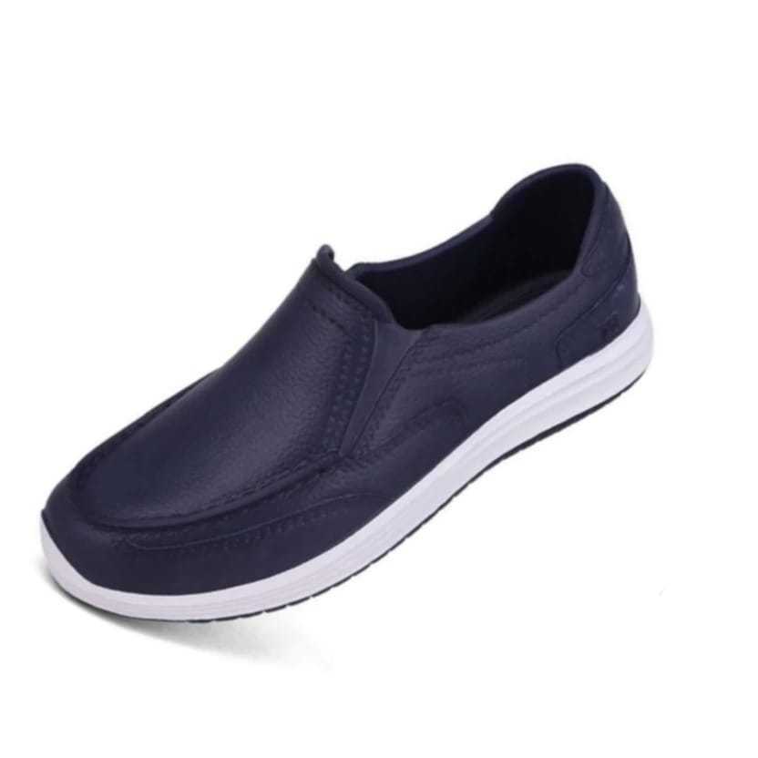 Sepatu Sendal Pria Dewasa Kekinian Sepatu Pantofel Full Karet Ringan Empuk Nyaman