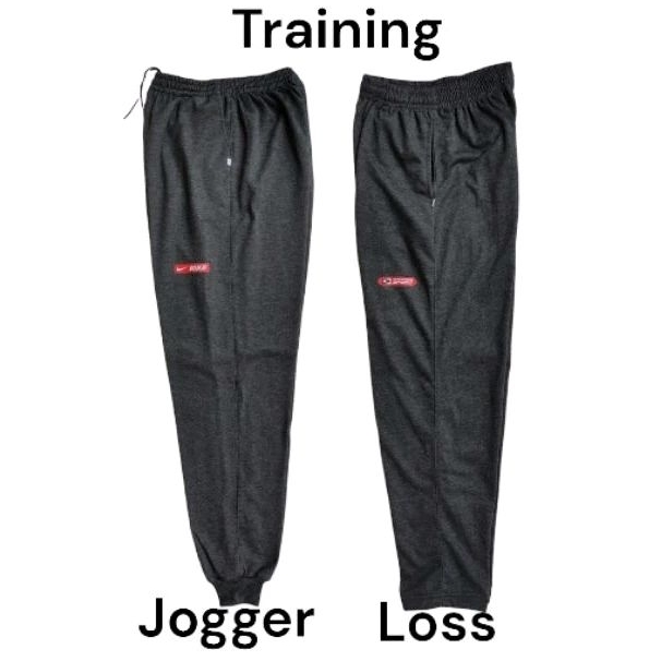 Celana Jogger Training Olahraga Panjang Pria Polos Bahan Babyterry Gym Lari Jogging Jumbo Wanita Kar