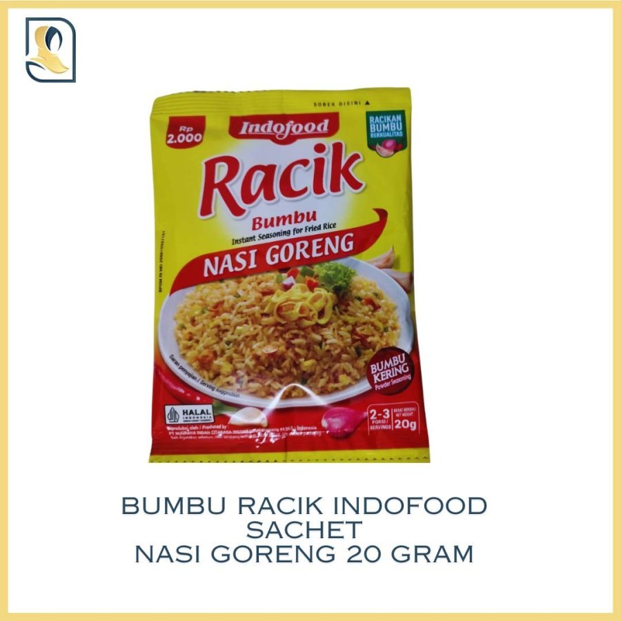 

Bumbu Racik Indofood Nasi Goreng Sachet 20 Gram