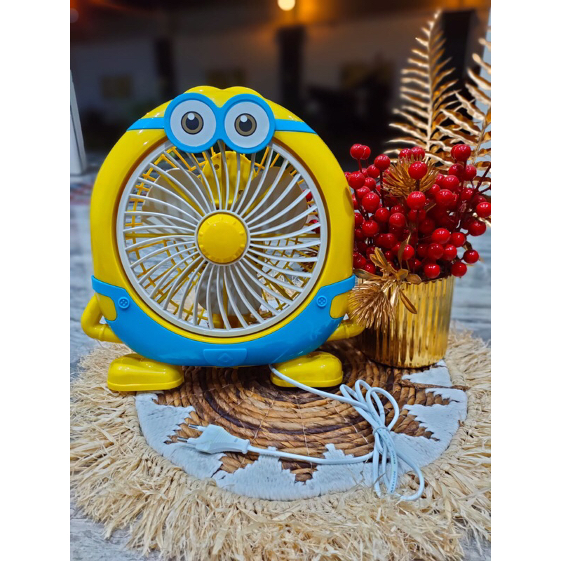 kipas angin mini karakter kipas meja
