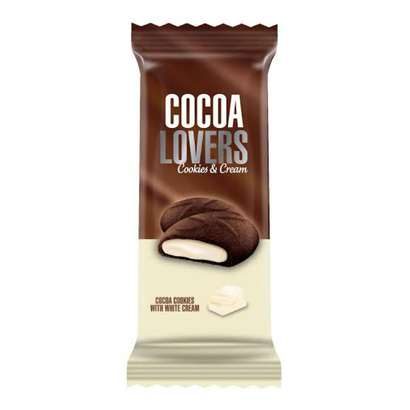 

Cocoa Lovers Cocoa Cookies With Cream - 1 Piece - jajanan mesir - jajanan import - snack import - jajanan arab