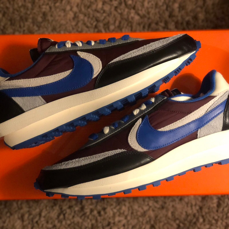 Undercover x Sacai x Nike LD Waffle Night Maroon ORIGINAL