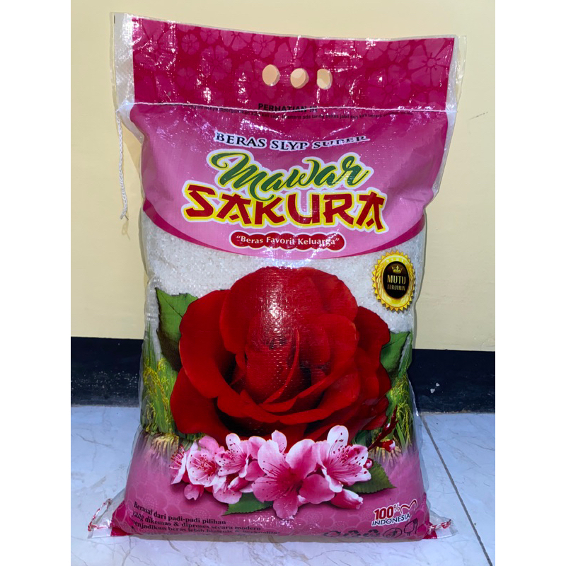 

BERAS SLYP SUPER Mawar Sakura 10Kg