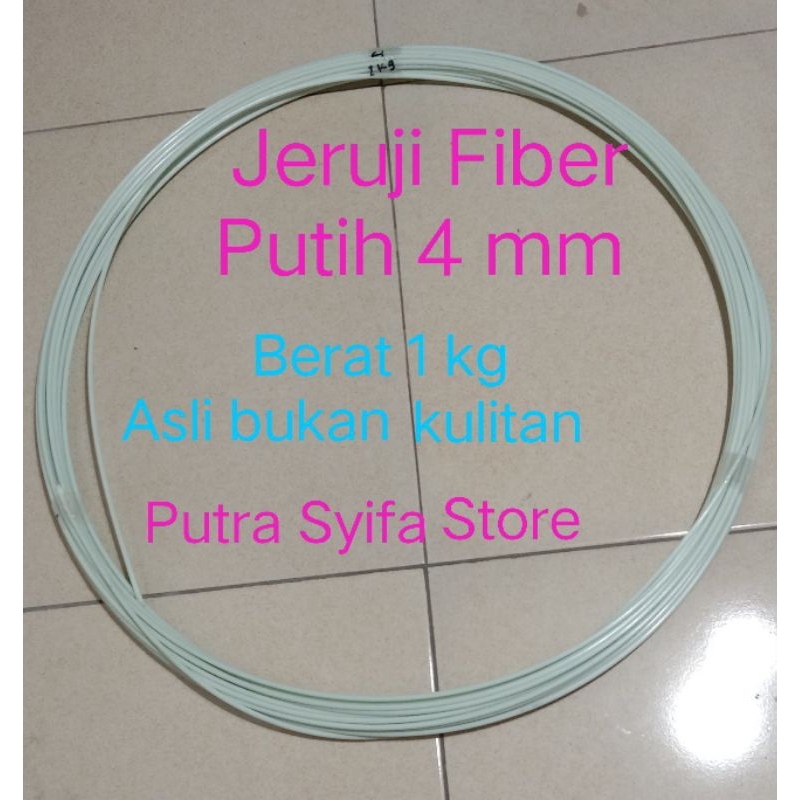 Jeruji Fiber Putih ukuran 4 mm