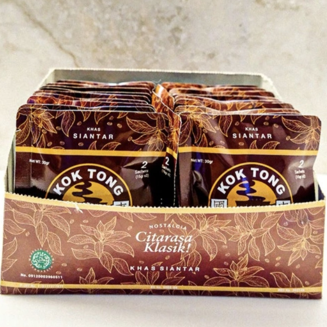 

Kopi Saring Kok Tong Sachet (1 Box isi 20 Sachet)