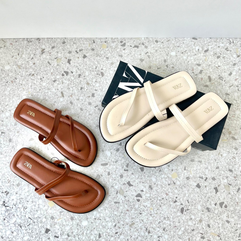 Z101002 SANDAL FLAT WANITA ZARA ORIGINAL