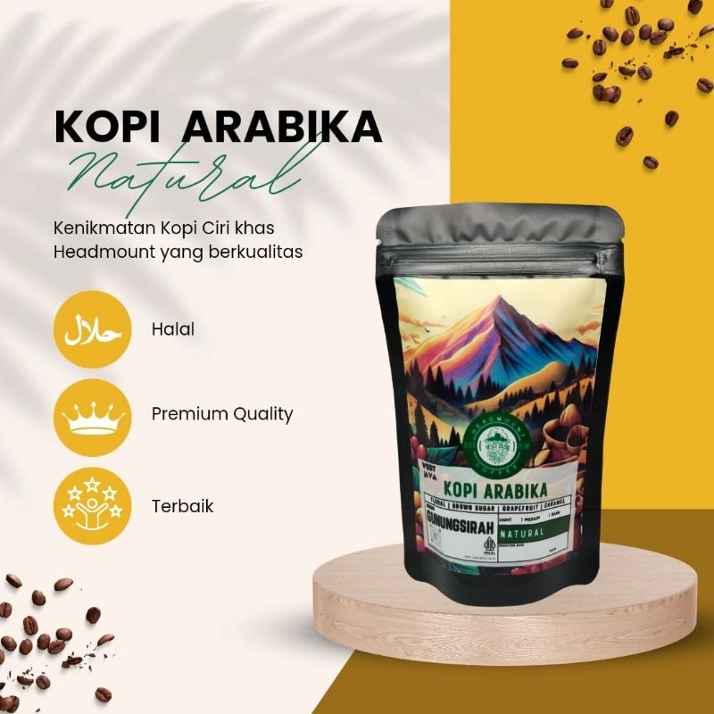 

Kopi Arabika Roast Bean Natural 100g – Kualitas Premium, Rasa Autentik