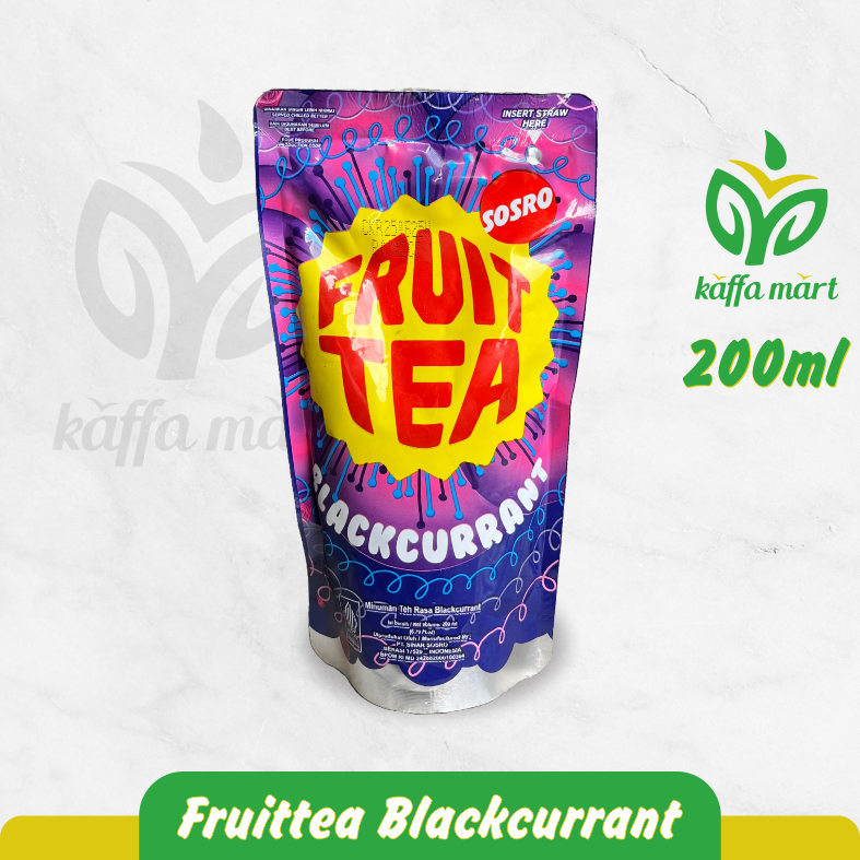 

Sosro Fruittea Blackcurrant Kemasan 200ml Pouch