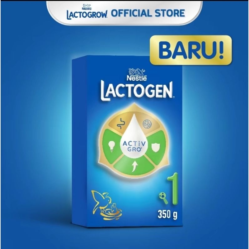 LACTOGEN SUSU FORMULA 0-6 BULAN BOX 350GR