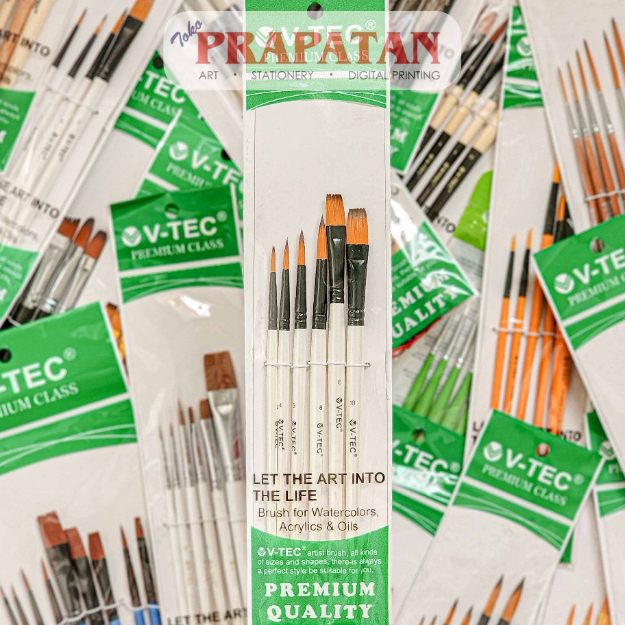 

2 IN 1 Kuas Lukis VTEC Set VTEC Paint Brush set