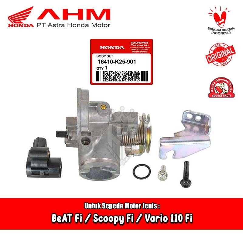 Body Set Sensor TPS Honda BeAT Scoopy Vario 110 Fi Stater Kasar Original AHM 16410-K25-901