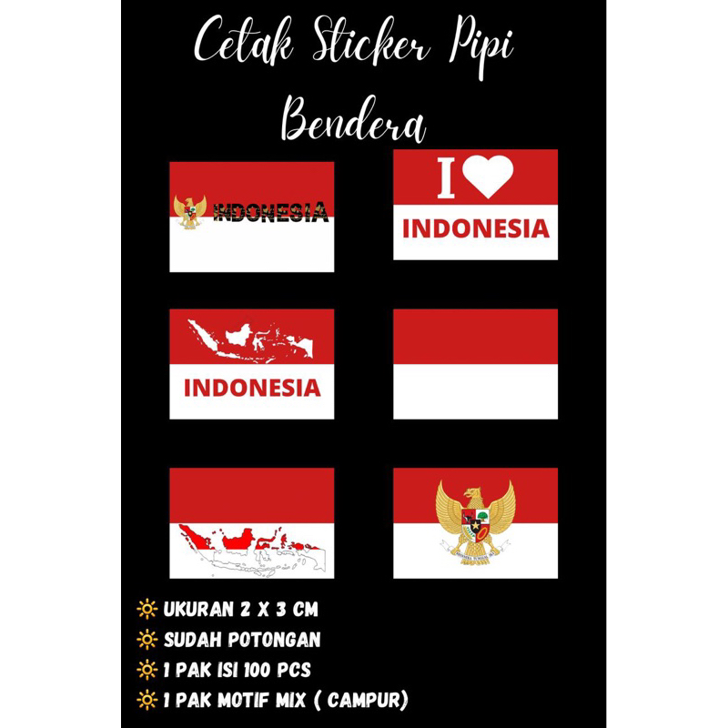 

STICKER PIPI BENDERA INDONESIA