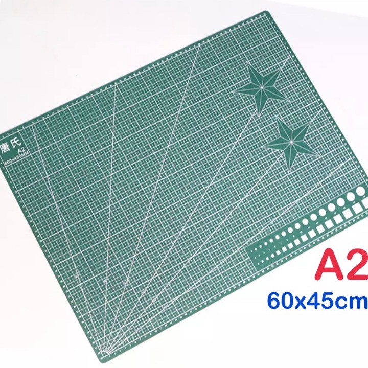 

KESEMPATAN TERBATAS A2 PVC Cutting Mat Cutting Pad Board Double sided DIY Tool Cutting Board Papan Potong Kulit