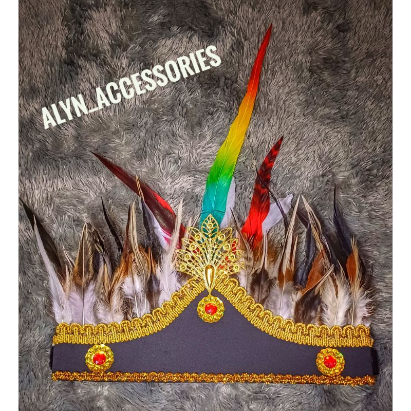 Hiasan Ikat Kepala Bulu Adat Papua Kreasi Mahkota Merak Nusantara
