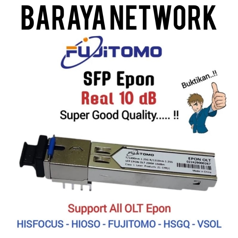 SFP EPON Fujitomo 10 dB