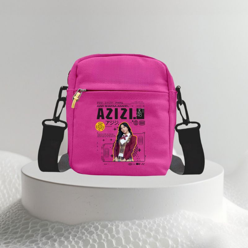 Tas jkt48 JKT48 Azizi Tas Sekolah Stylish Untuk Remaja Tas Selempang JKT48 Bergaya Dengan murah berk