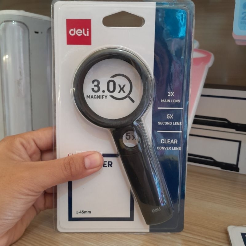 

Kaca Pembesar 3.0x sampai 5.0x dari DELI