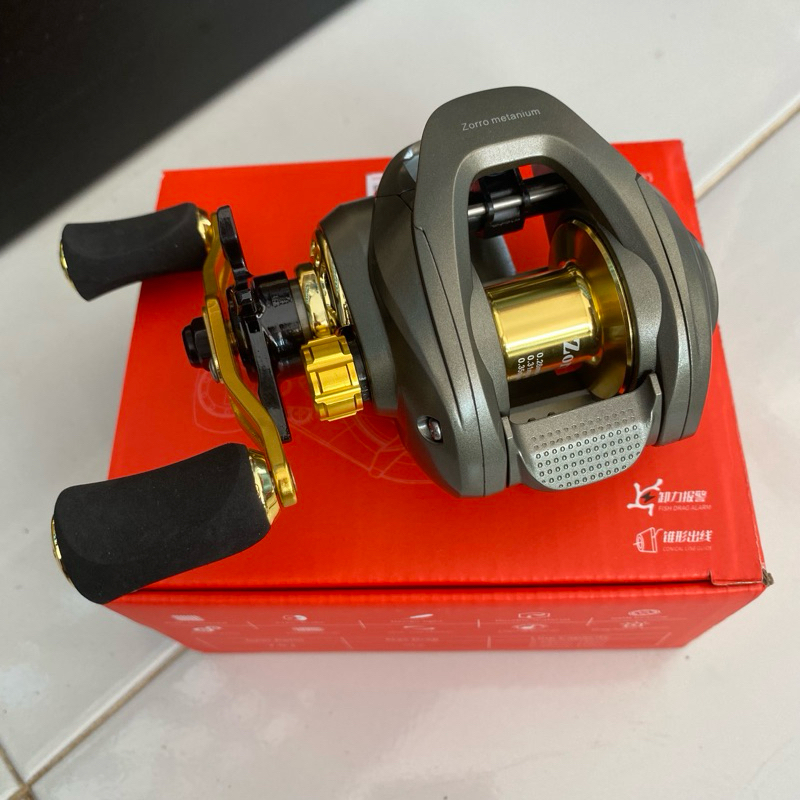 REEL BC ZORRO METANIUM RASIO 7.2:1 DRAG CLICKER