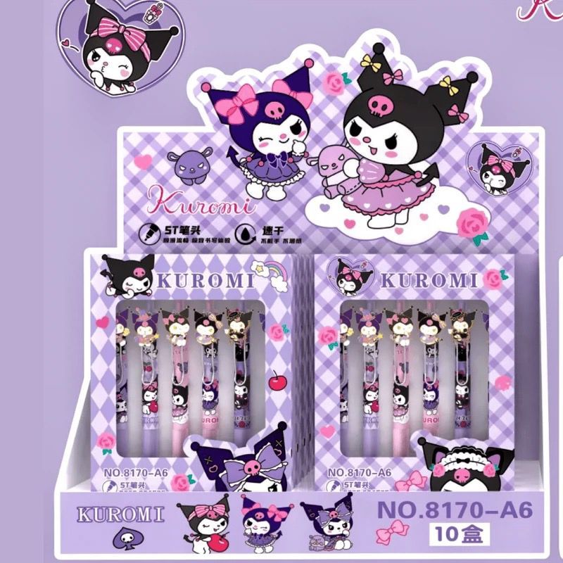 

Pulpen pena gel Lucu Kuromi Melody Cinnamorol pompopurin Pochacco Hello Kitty