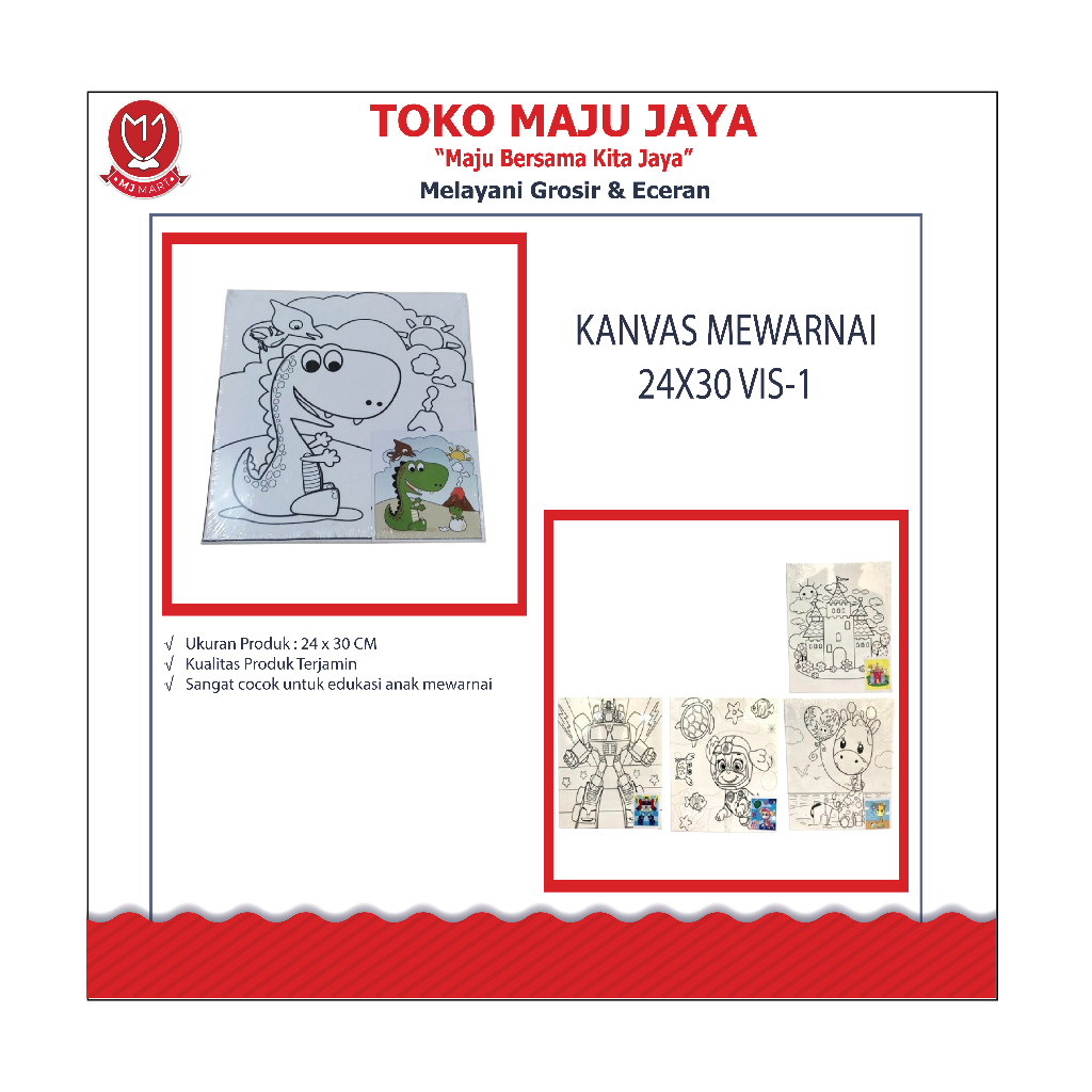 

KANVAS MEWARNAI 24X30 VIS-1