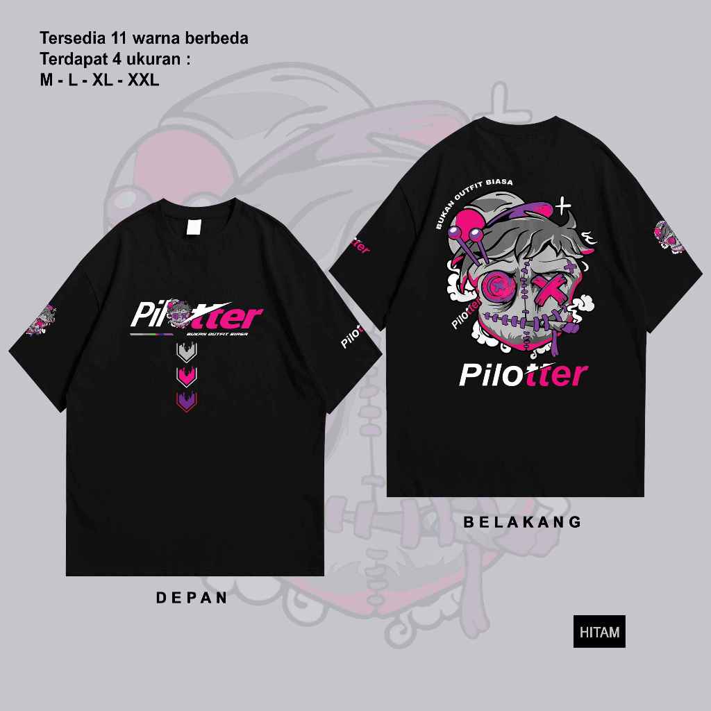 BAJU MOTIF PILLOTER SMOKE KEKINIAN/PILLOTER SMOKE/PRIA WANITA