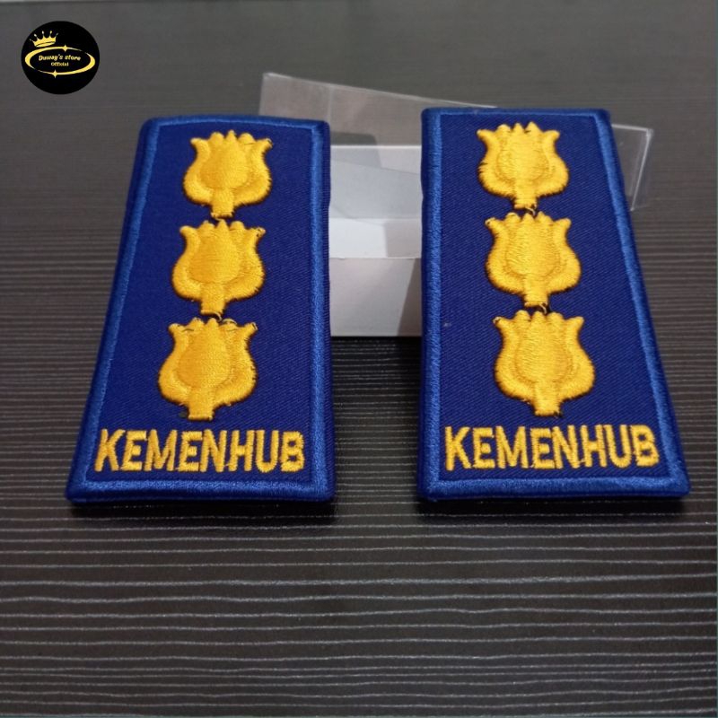 Pangkat Kemenhub Bordir Golongan 4B | Atribut Dishub | Atribut Perhubungan | Atribut Kemenhub