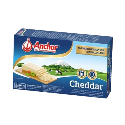 

ANCHOR CHEDDAR 150 GR - Keju Balok