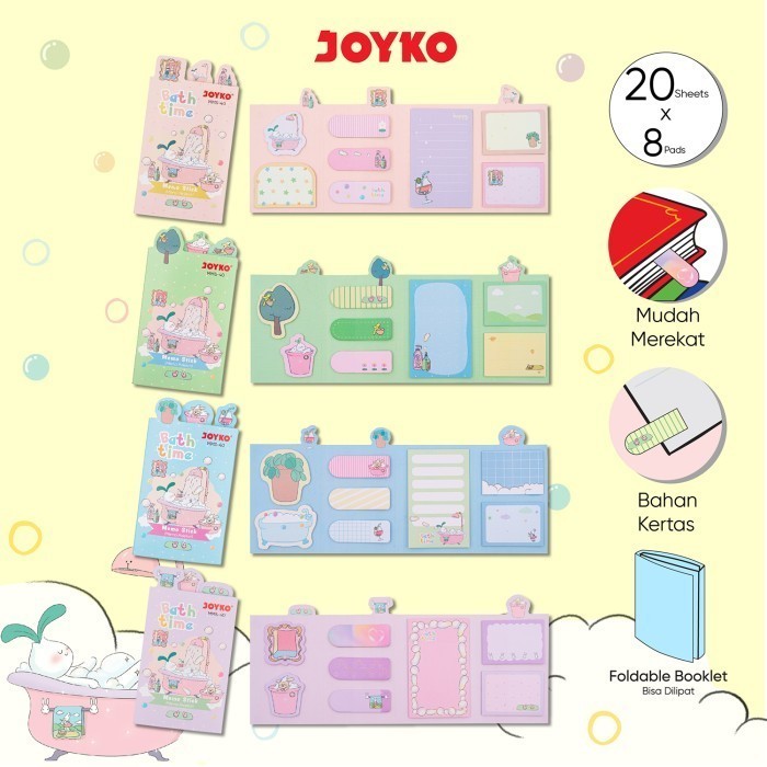 

Memo Stick Sticky Note Kertas Memo Memo Tempel Joyko MMS-40 Bath Time