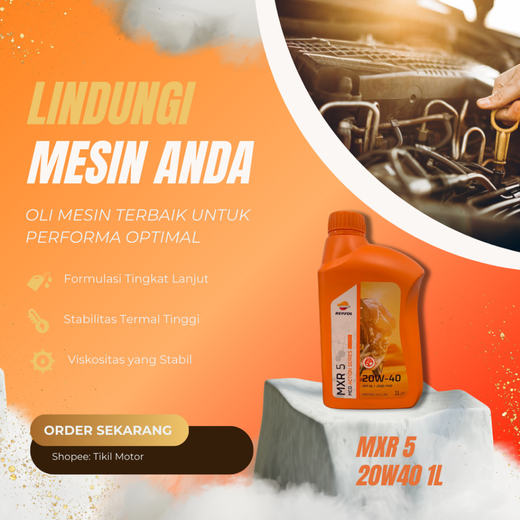 Oli Repsol MXR 5 20W-40 1 Liter