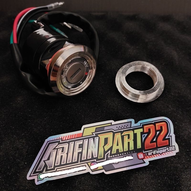 Ring manisan kunci kontak stainless pnp T atas ninja ring kunci kontak