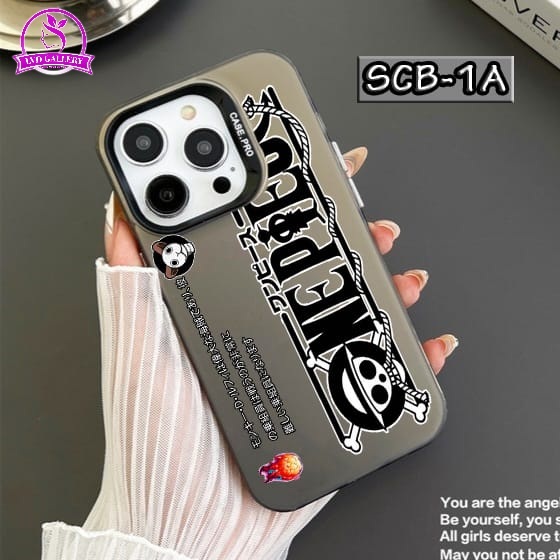 Case Hologram Motif One Piece Gear5 SCB-1 Case hp Oppo Reno 5 5G Oppo Reno 5F Oppo Reno 6 4G Oppo Re