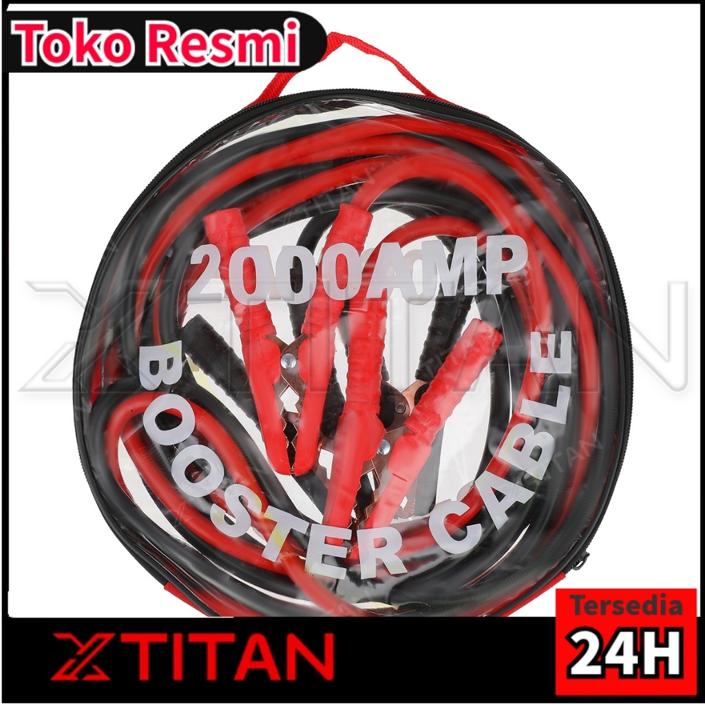 XTITAN 4M 2000A Kabel Jumper Aki Mobil Kabel Starter Jumper Kabel  Aki Mobil Motor Kabel Emergensi