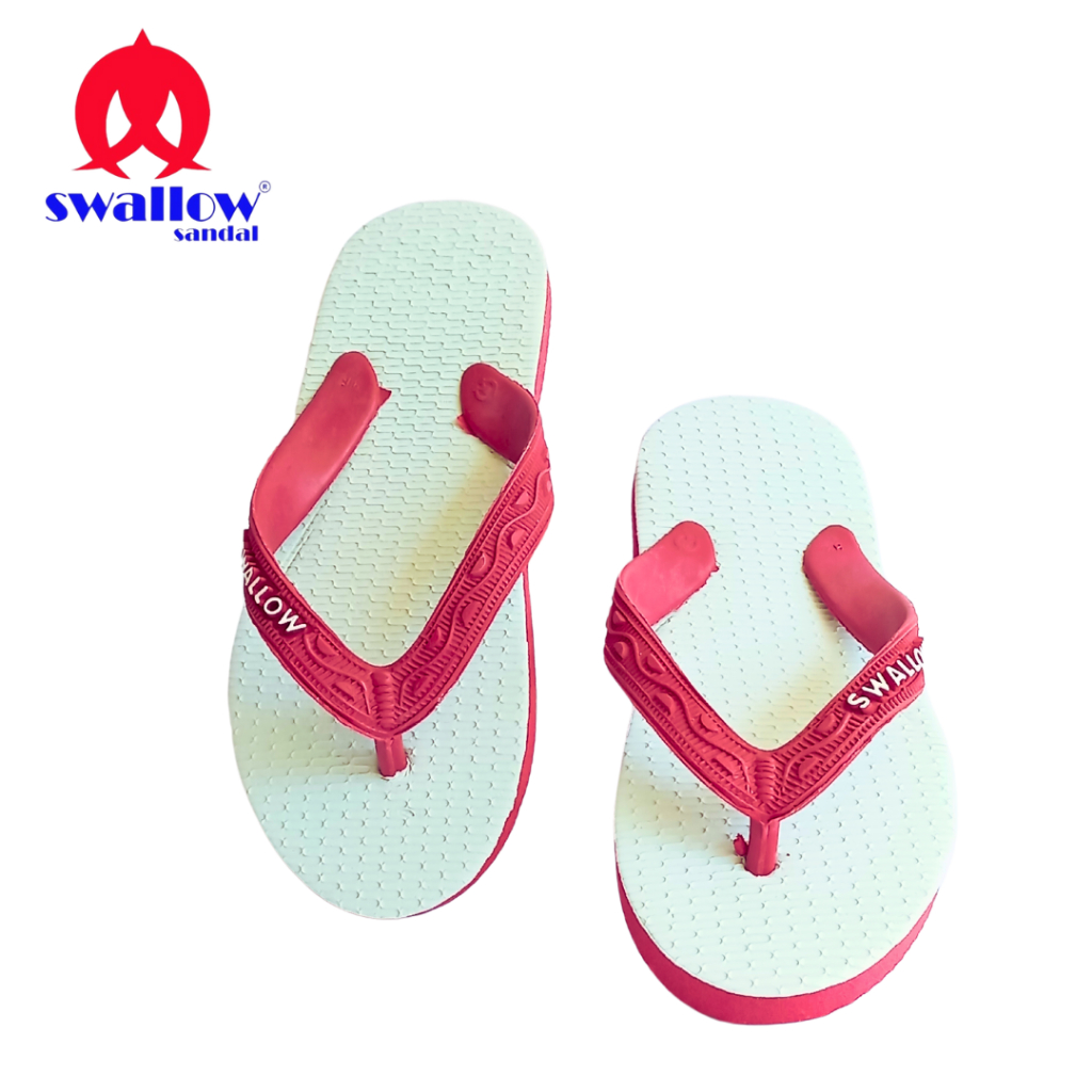 Sandal Jepit Swallow Classic Pria dan Wanita Warna Merah