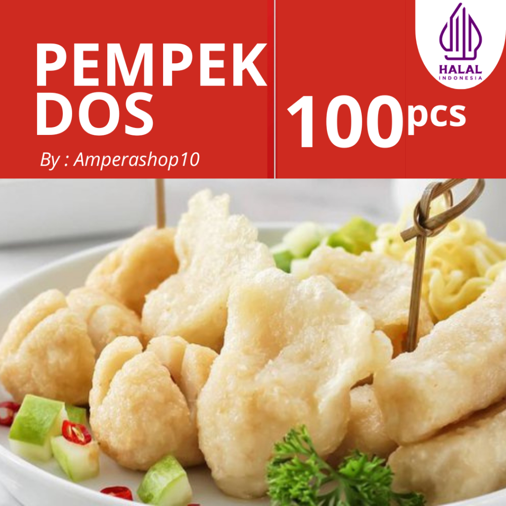 

Pempek Palembang Pempek Dos isi 100 mix