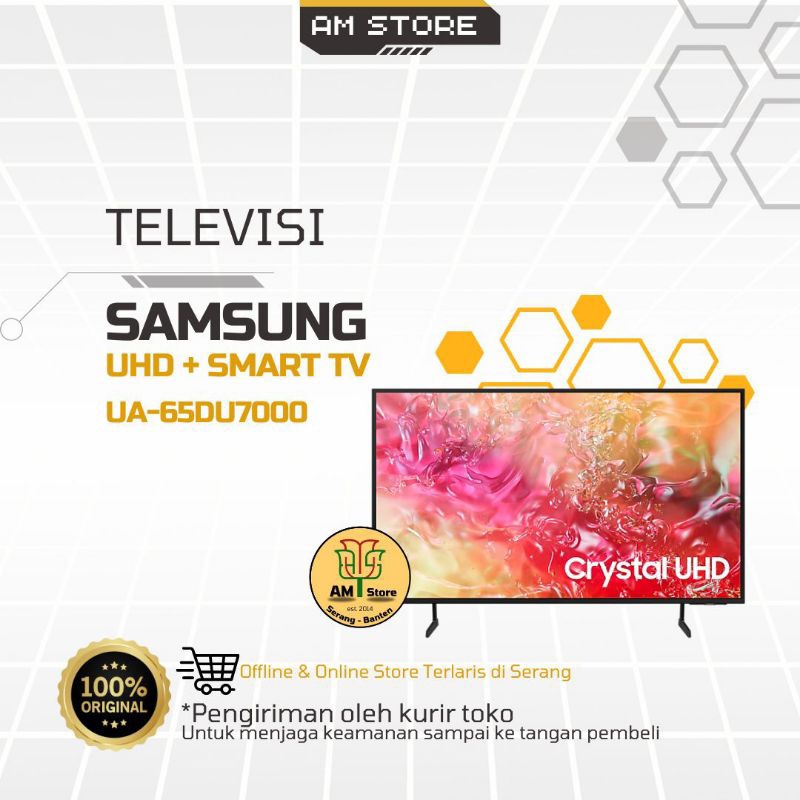 UHD + SMART TV SAMSUNG 65" UA 65DU7000