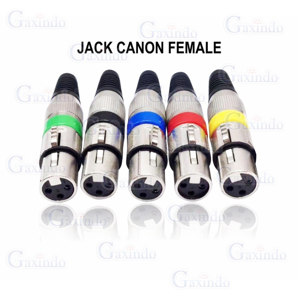 jack canon female, xlr female, jack xlr female mic, konektor xlr female, jack mic canon female, jack