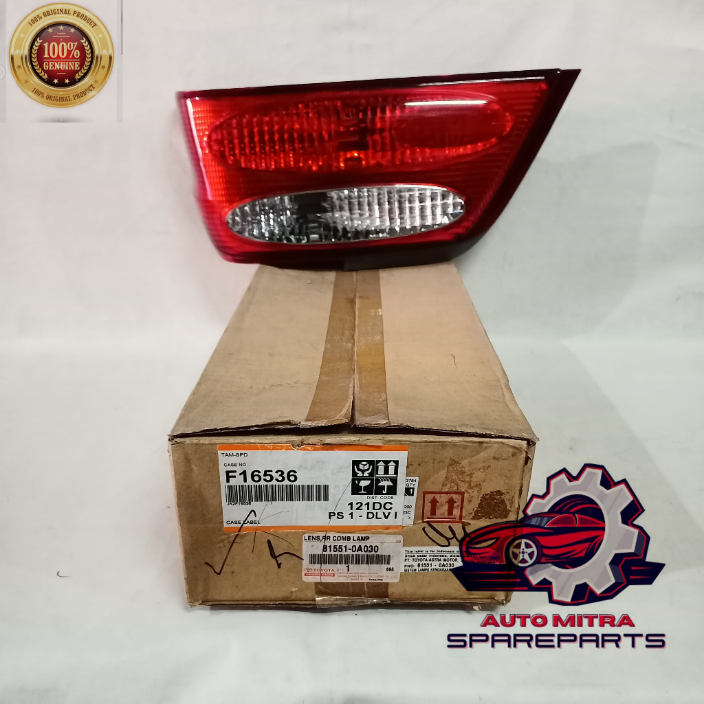 lampu belakang kanan stop lamp RH toyota soluna AL50 Original 81551-0A030
